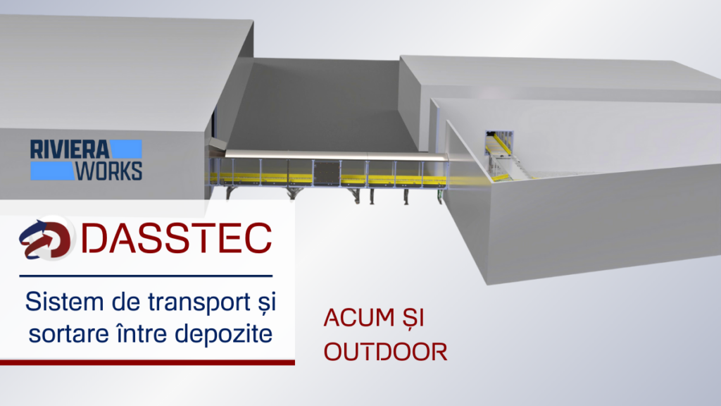 Riviera Bike Sistem automat de transport și sortare între depozite indoor-outdoor