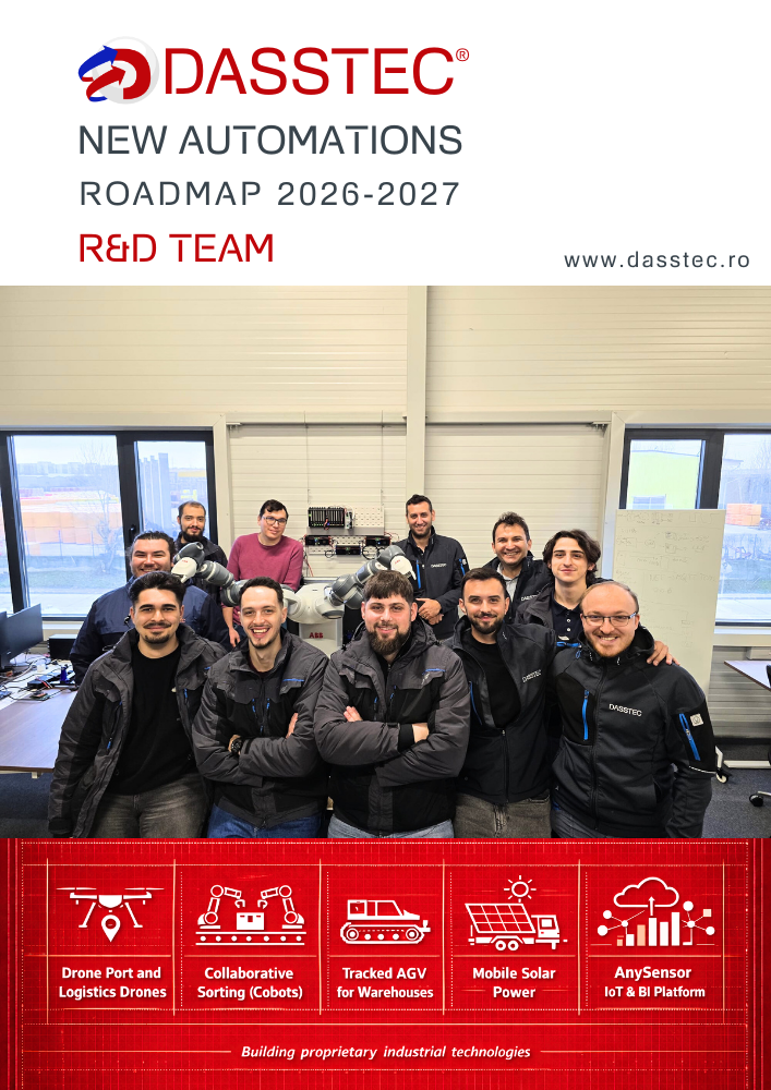 Product & Technology Roadmap 2026–2027 | Tehnologii industriale dezvoltate de Dasstec